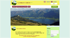 Desktop Screenshot of landhaus-gerum.at